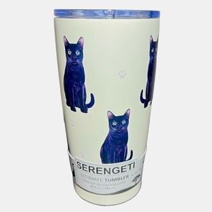 Black Cat Serengeti Stainless Steel Hot & Cold Travel Mug Tumbler